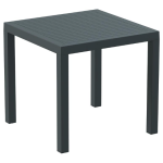 Resin Black Outdoor Cafe Table